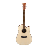 Ibanez PF10CE‑OPN Electro‑Acoustic Guitar – Open pore Natural